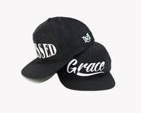 Grace Collection Black Snapback