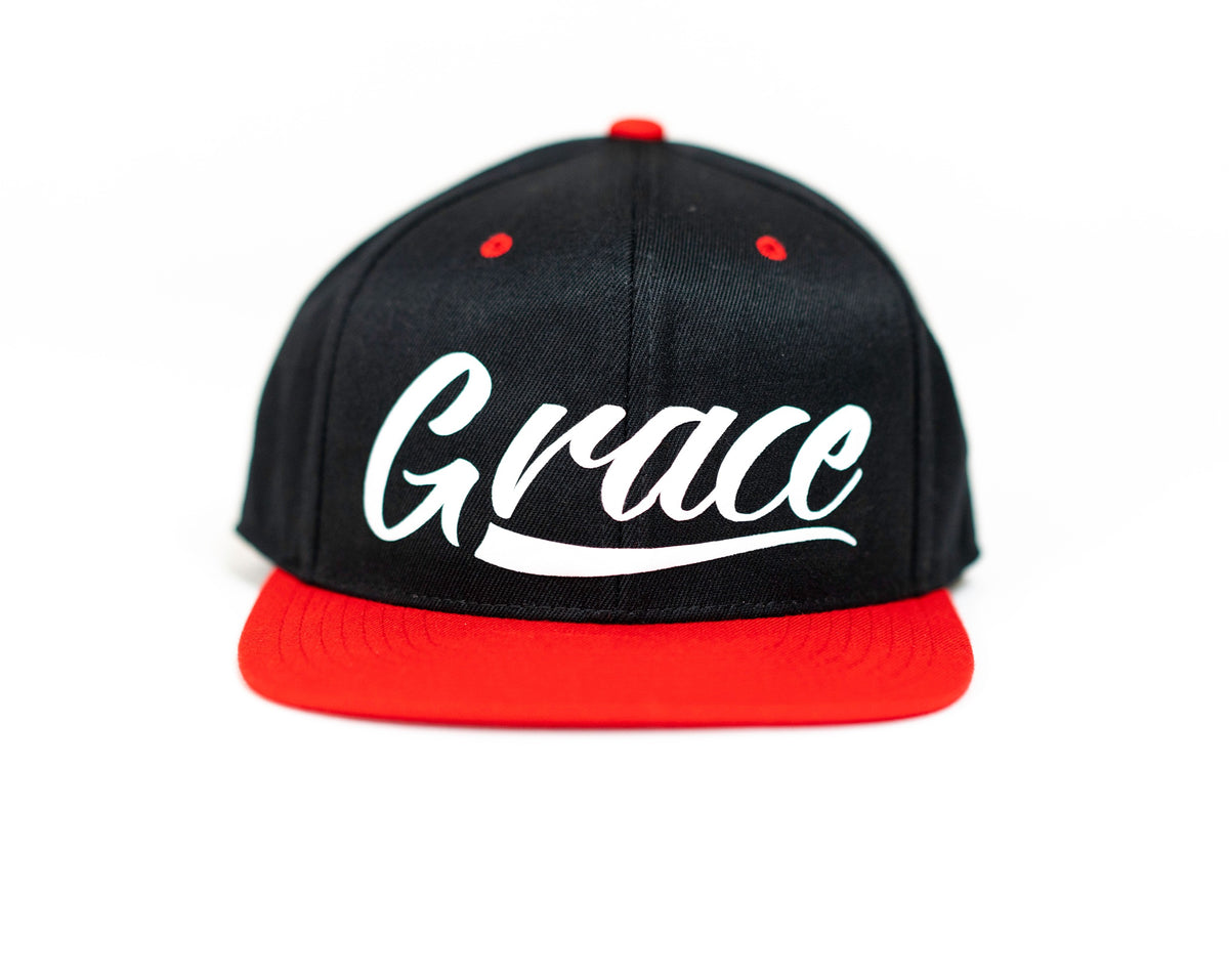 Grace Black/Red Snapback