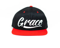 Grace Black/Red Snapback