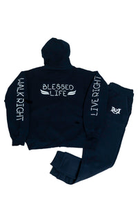 Blessed Life Zip Sweat Suit