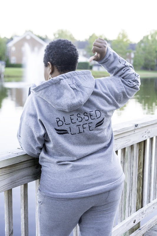 Blessed Life Zip Sweat Suit