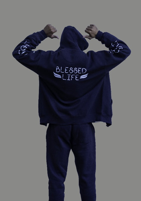 Blessed Life Zip Sweat Suit – Move 'N Grace